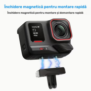 Bază Magnetică de Eliberare Rapidă pentru Insta360 X5/Ace Pro/Ace Pro 2